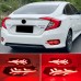 Задний фонарь Honda Civic красный светодиодный