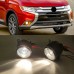 Противотуманная фара рамка для Mitsubishi Outlander бел
