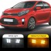 Ксеноновые фары для Kia Picanto белого цвета