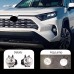 Противотуманная фара для Toyota RAV4 Абс-пластик, цвет 