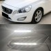 Дневные ходовые огни для Volvo S60, белый светодиодный 