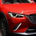 Фары дневного света для Mazda CX-3 с желтым сигналом по