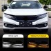 Зеркало заднего вида для Honda Civic желтого цвета из А