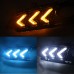 Крышка DRL Противотуманных фар Honda HR-V Белого цвета 