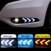 Крышка DRL Противотуманных фар Honda HR-V Белого цвета 