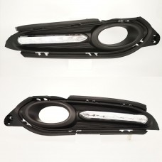 Крышка Противотуманной Фары Drl с Указателем Поворота для Honda Vezel Hr-v - Белый Led