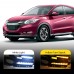 Дневные ходовые огни Honda Vezel HR-V белого цвета