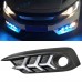 Светодиодные дневные ходовые огни для Honda Civic, белы