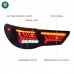 Задние фары Toyota Reiz Mark X 2010-2013. Прозрачный св
