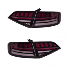 Задние Фонари Audi A4 A4l B8 2009-2012 Taillamp Прозрачный Led (Для Audi A4 почерневший) 