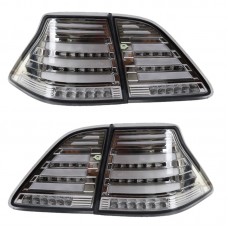 Задние Фары для Toyota Crown 2003-2009 Led Стоп-сигналы Черного Цвета (Для Toyota Crown черно-белый стиль) 