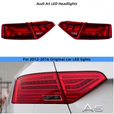 Задние Фонари Audi A5 S5 Rs5 2008-2016 Led Plug And Play Стильные Модернизированные Аксессуары. (Для Audi A5 оригинальные автомобильные светодиодные фонари) 