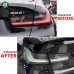Задний фонарь BMW 3 серии G20 2019-2022 LED прозрачный 