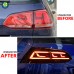 Светодиодные задние фары для Volkswagen Golf 7,5. Прозр