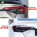 Задние фары Honda Civic 11-го поколения. Плавные и моде