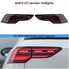 Задний Светодиодный Фонарь Vw Golf 8,5 для Volkswagen 2020-2024, Черно-красный. (Для Volkswagen GOLF 8) 