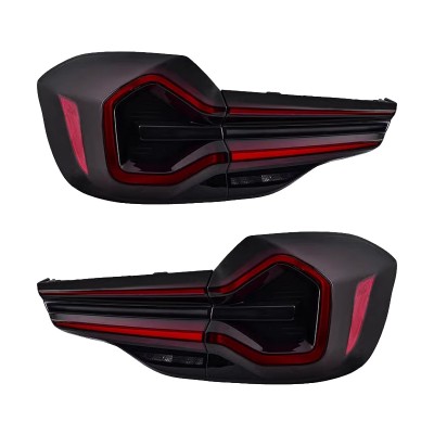 Задние фары BMW X3 G08 G01 2018-2021 красного цвета с L