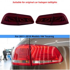 Задний Фонарь Volkswagen Touareg Красного Цвета, с Led-подсветкой. 