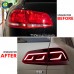 Задний фонарь Volkswagen Touareg красного цвета, с LED-