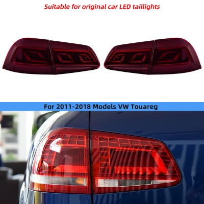 Задний фонарь Volkswagen Touareg красного цвета, с LED-