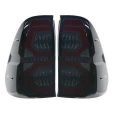 Задние Фары Toyota Hilux Vigo Led Светофор 2015-2021, Прозрачные. Цена за:1 комплект