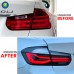 Задние фары BMW 3 серии F30 F35 в дымчатом цвете