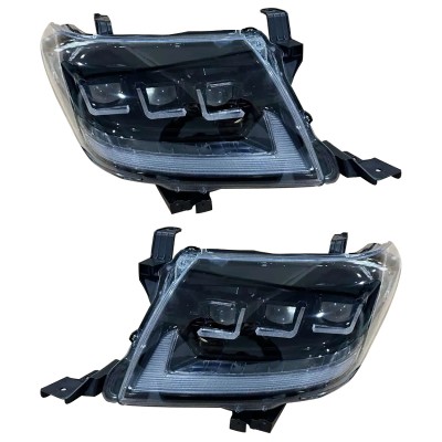 Фары передние для Toyota Hilux VIGO 2012-2014, DRL, в с