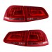 Задние фары Volkswagen Touareg красного цвета, с LED-по