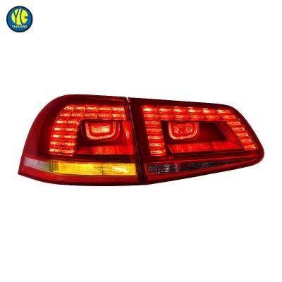Задние фары Volkswagen Touareg красного цвета, с LED-по