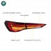 Светодиодные задние фары BMW G22 4-й серии, красные с п
