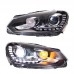 Фары в сборе VW Golf MK6 2010-2012 GTI, материал АБС, ц