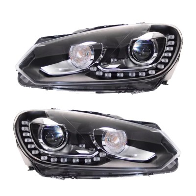 Фары в сборе VW Golf MK6 2010-2012 GTI, материал АБС, ц