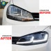 Фары Volkswagen Golf 7 LED DRL, обновление 2013-2020, G