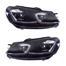Фары R20 Led для Volkswagen Golf 6/7 Mk6/7, Стильный Аксессуар. 