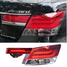Задний Фонарь Honda Accord 8-го Поколения 2008-2013, Прозрачный, Обновленный. Цена за:1 комплект