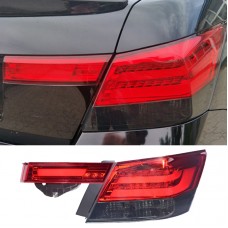 Задний Фонарь Honda Accord 8-го Поколения 2008-2013, Прозрачный, Обновленный. (Красный и черный) Цена за:1 комплект