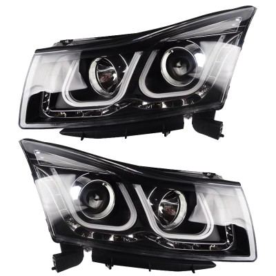 Фары Chevrolet Cruze 2009-2014, LED, динамические ходов