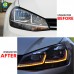 Фара LED для Volkswagen Golf MK7, модернизация GTI, цве