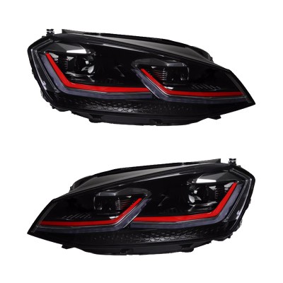 Фара LED для Volkswagen Golf MK7, модернизация GTI, цве