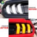 Задние фары Ford Mustang светодиодные, прозрачные. Ярко