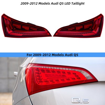 Фонари задние для Audi Q5 2009-2017, прозрачный. Улучши