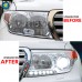 Фары LC200 Toyota Land Cruiser, светодиодные, лидер про