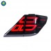 Задние фары Toyota Alphard 2007-2013, прозрачный светил