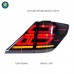 Задние фары Toyota Alphard 2007-2013, прозрачный светил