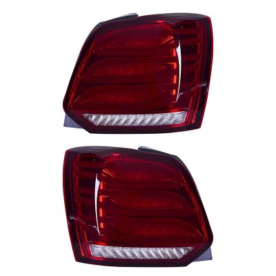 Задние фонари Volkswagen VW Polo 2011-2018 прозрачные и