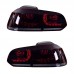 Задний фонарь LED для Volkswagen Golf 6 MK6. Прозрачный