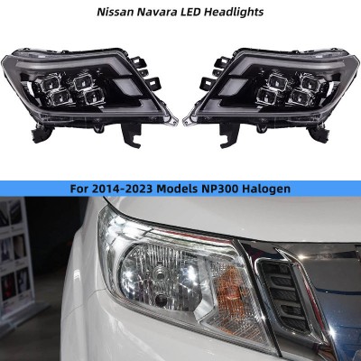 Фары передние светодиодные для Nissan Navara D40 NP300 