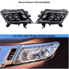 Фары для Nissan Navara Np300 - Обновление на Светодиоды, Drl. (Для Nissan Navara Ксенон) 