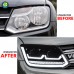 Фары LED DRL для Volkswagen Amarok, модернизированные, 