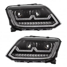 Фары Led Drl для Volkswagen Amarok, Модернизированные, в Сборе 